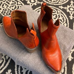 Gorgeous Red Jeffrey Campbell booties